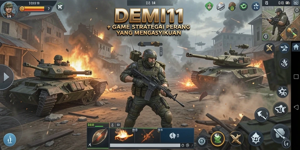 Tampilan dari gameplay <strong>DEMI11</strong> yang seru dan strategis.