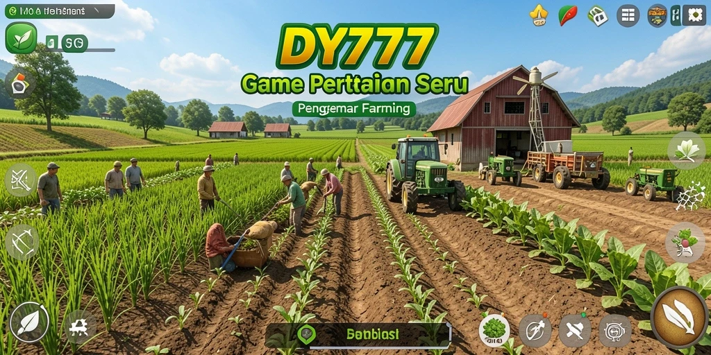 Gameplay seru di DY777 dengan pengalaman bertani yang mendalam.