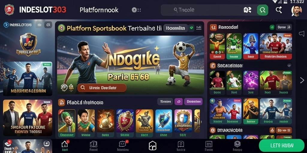 Tampilan menarik dari gameplay taruhan di INDESLOT303.